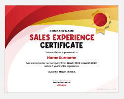 What Is Considered Sales Experience