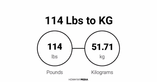114 lbs to kg