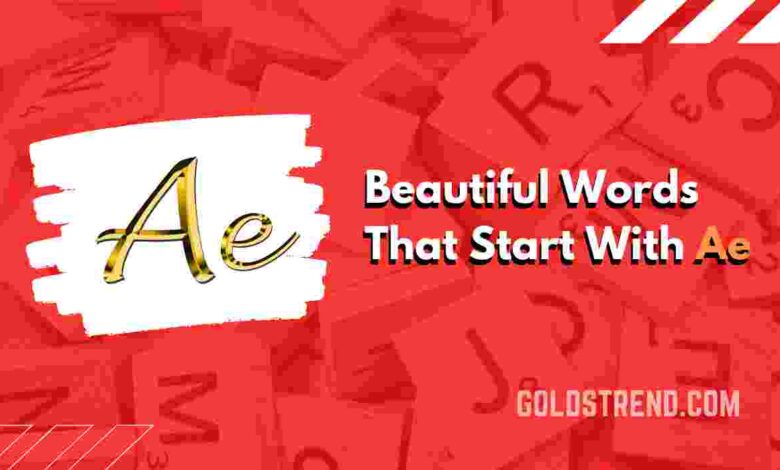 words start with ae