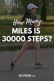 30 000 steps is how many miles