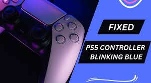 ps5 controller blinking blue